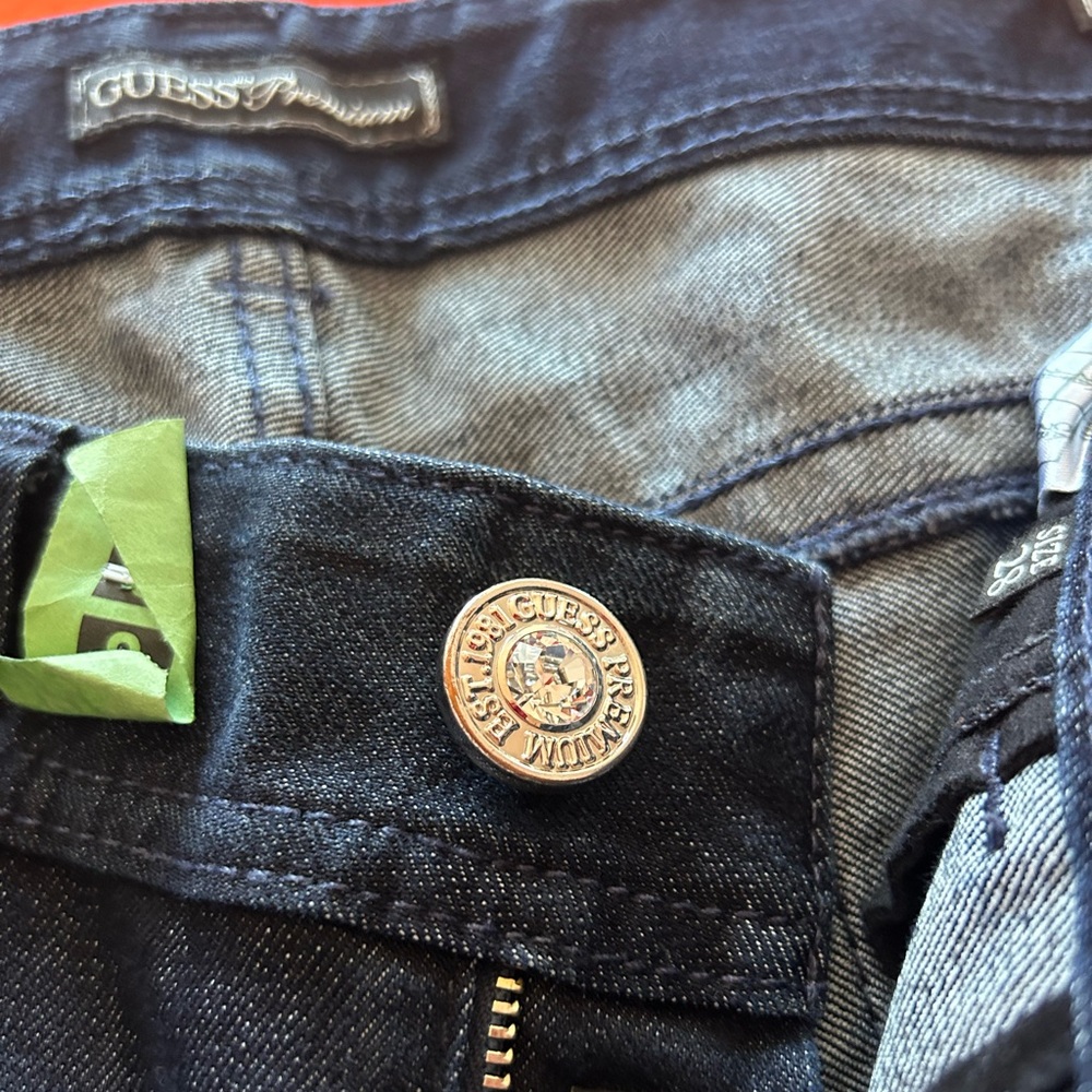 Guess jeans , only dry clean never machine washed.